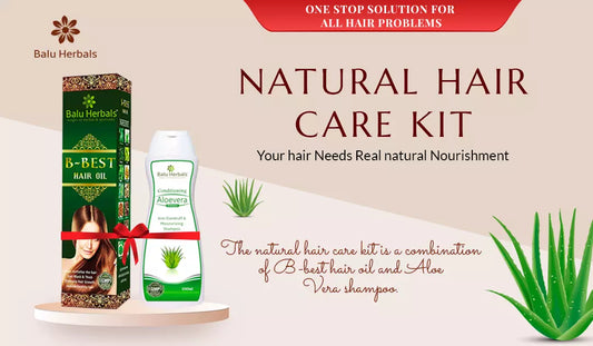 Ayurvedic Treatment for Hair Loss Prevention (Natural Hair Care Kit)