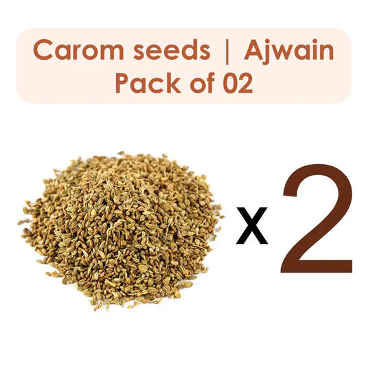 Carom seeds | Ajwain | Vamu 100G (Raw Substance) (Pack of 2)