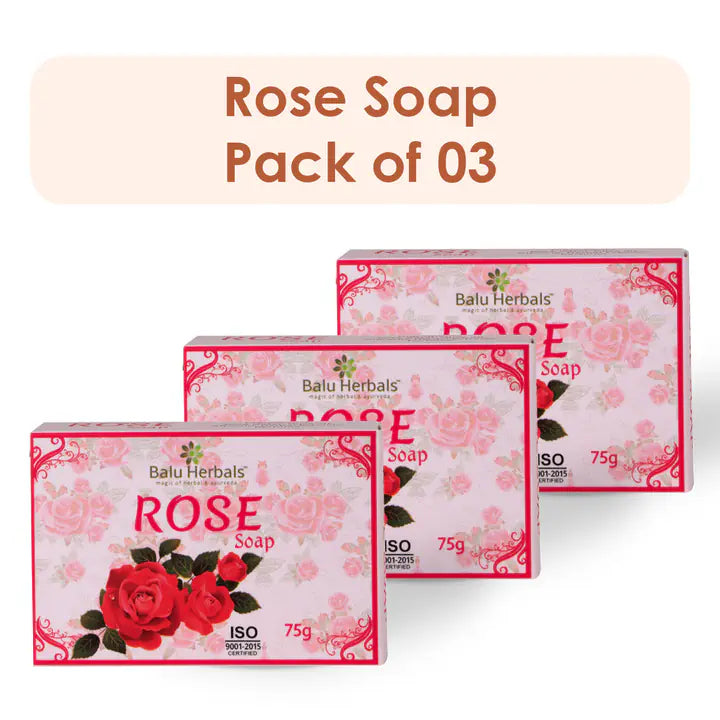 Rose Soap (Pack of 3)