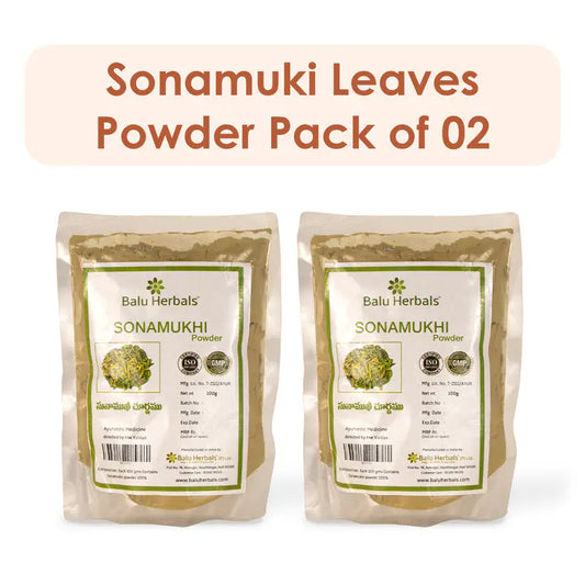Sonamukhi / Seena / Senna / Constipation Powder / Sunamukhi Powder (Pack of 2)