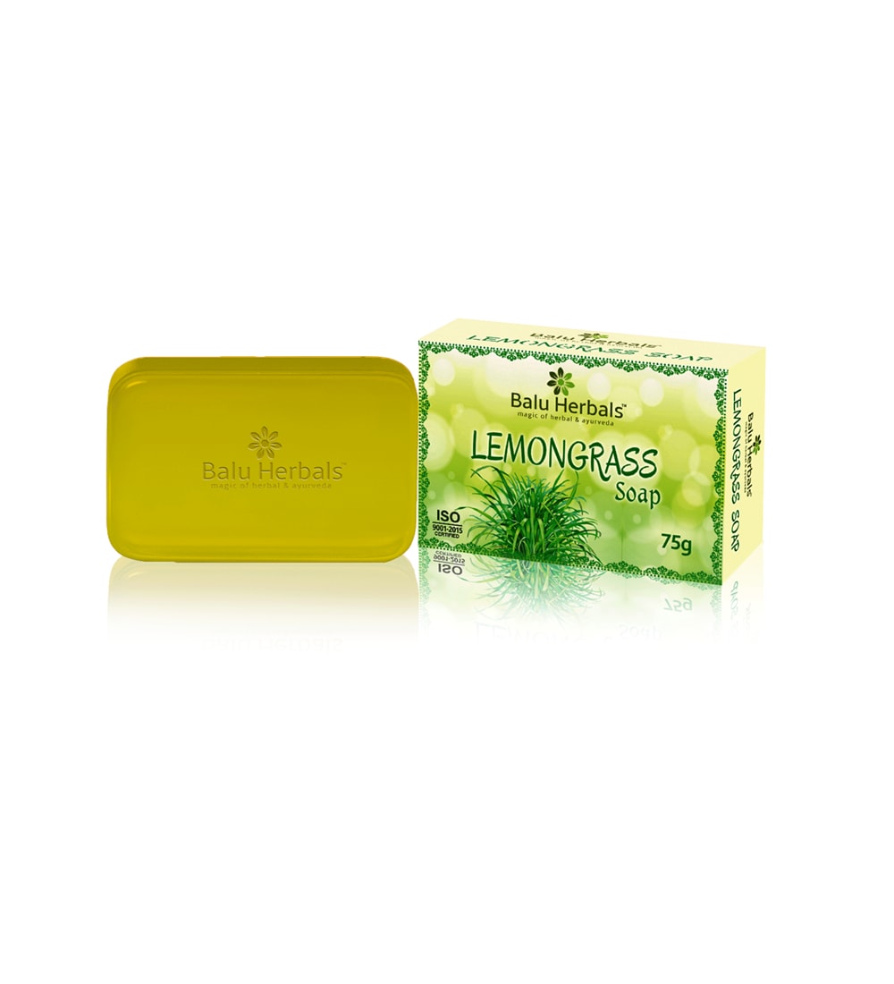 Balu Herbals - Lemon Grass Soap 75G