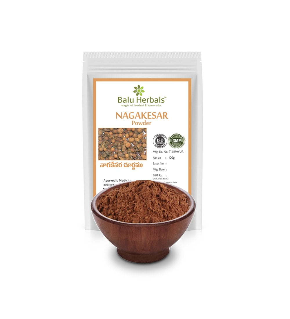 Cobras saffron/Nagkesar/Nagakesarlu /Ceylon Ironwood Powder 100G