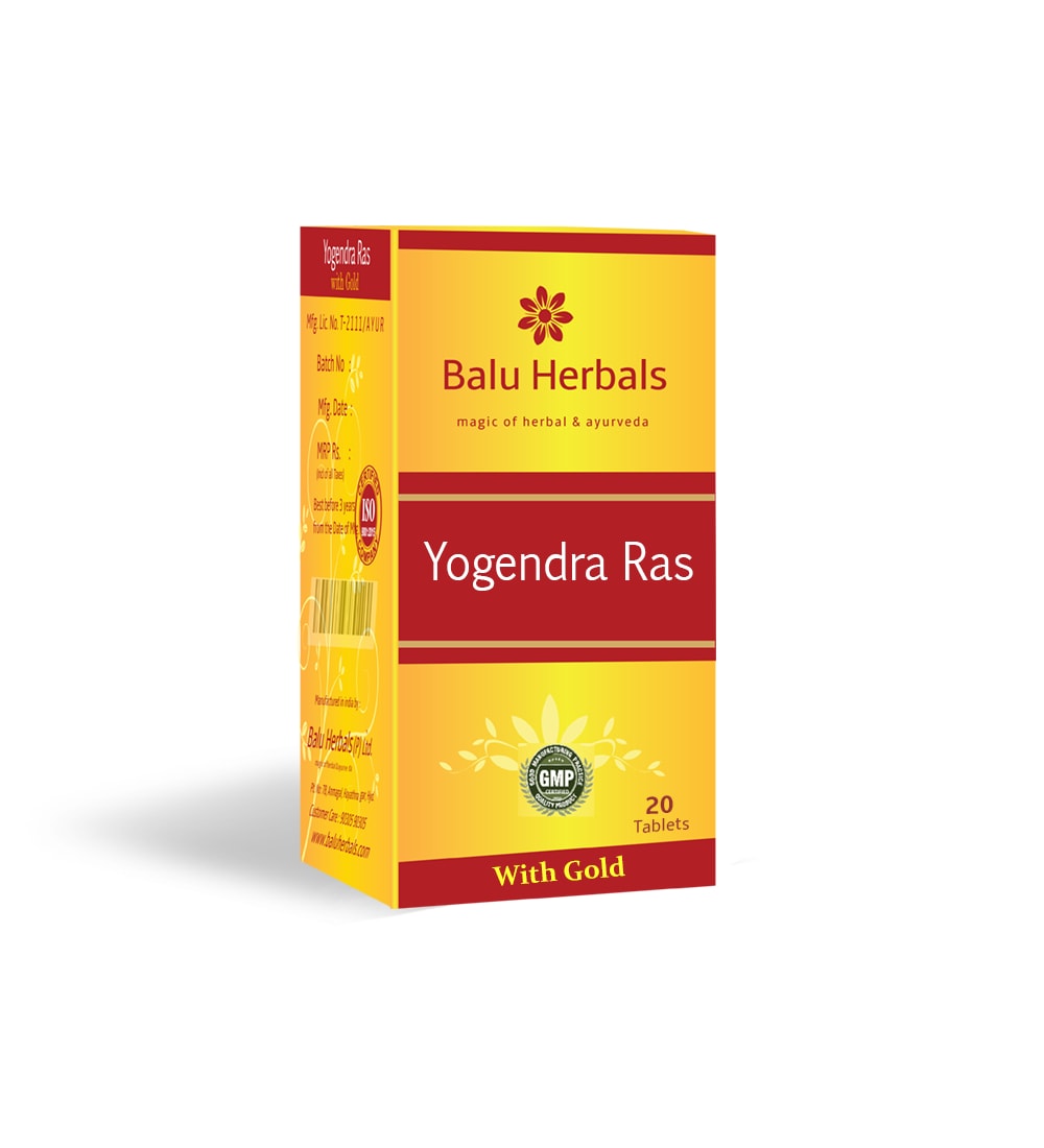 Buy balu herbals YOGENDRA RAS (GOLD) - 20 TAB Online At Lowest Prices