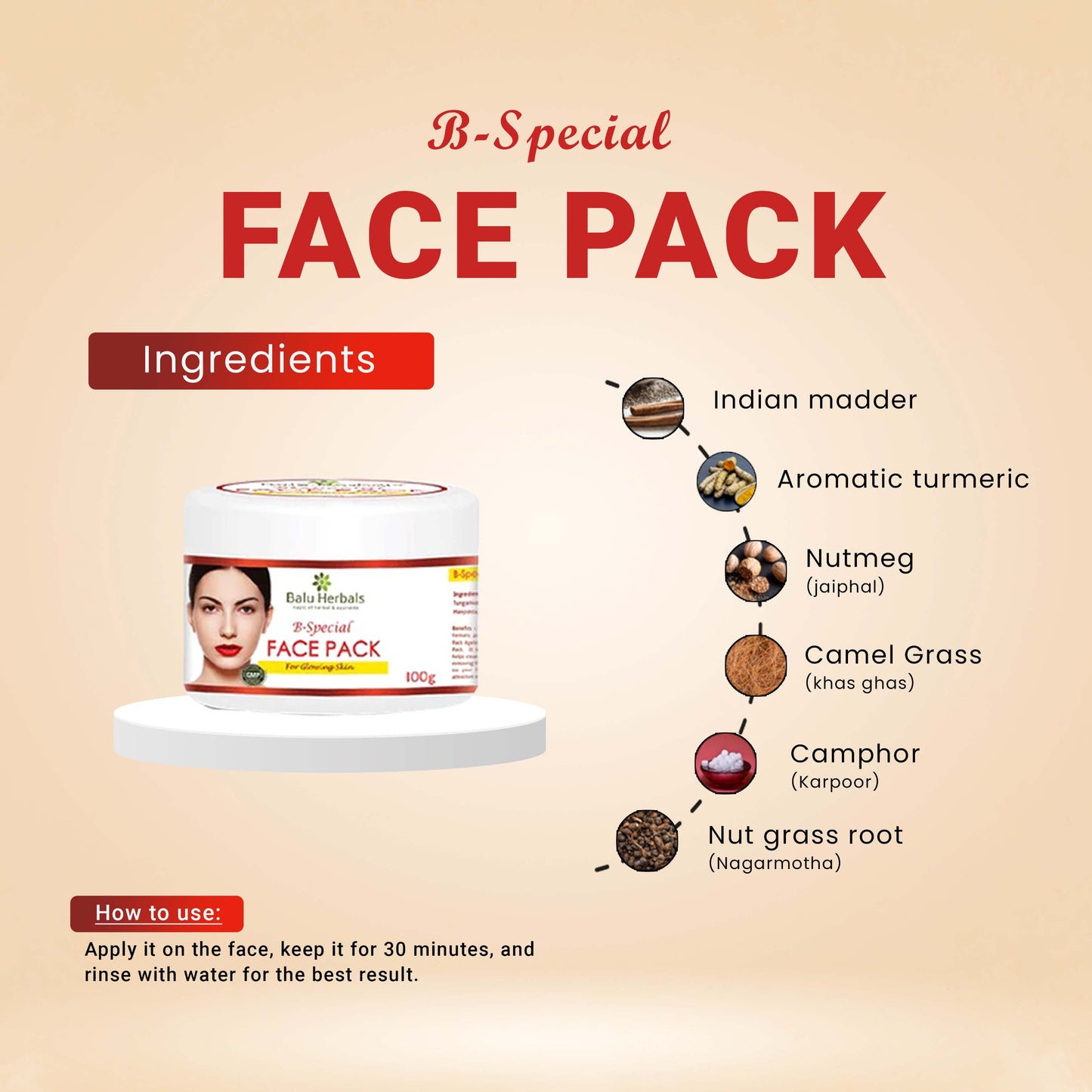 Balu Herbals - B-Special Face Pack