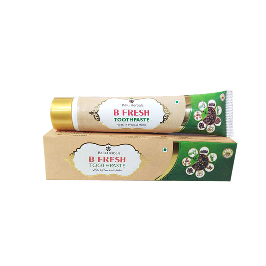 B - Fresh Ayurvedic Toothpaste for Stronger and Healthy Teeth