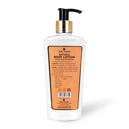 Ayurvedic - Natural Body Lotion 200ml