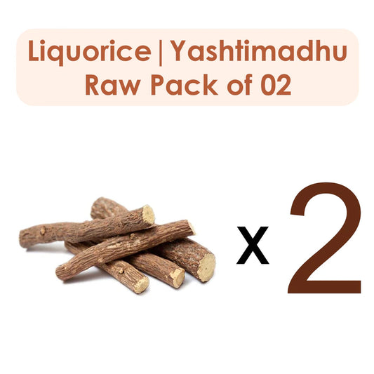 Liquorice| Mulethi | Yashtimadhu | Athimadhuram 100G (Raw Substance) Pack of 2