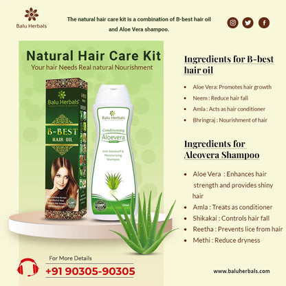 Balu Herbals Combo Hair Care Combo Kit (1000ml)