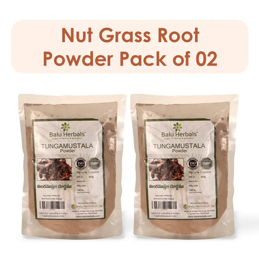 Nut Grass Root/Tunga Musthala/Nagarmotha Powder (Pack of 2)