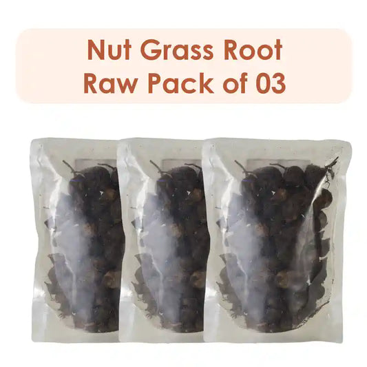 Nut Grass Root/Tunga Musthala/Nagarmotha 100g (Raw Substance) Pack of 2