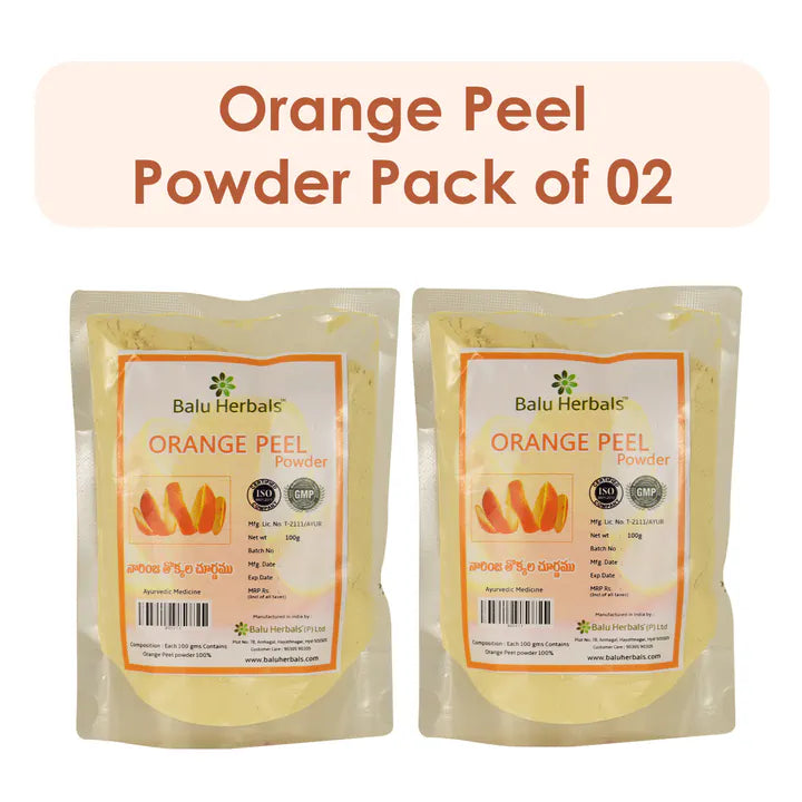Orange Peel Powder 100g (Pack of 2)