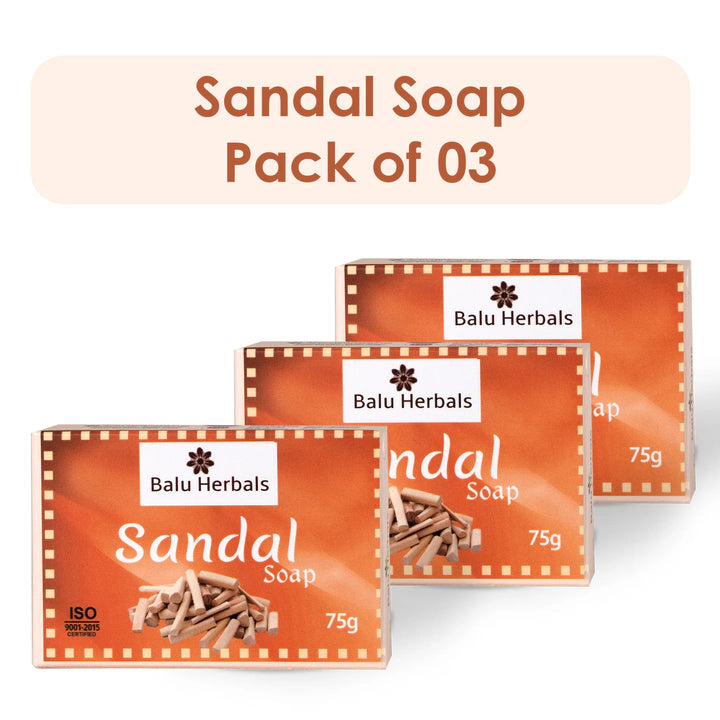 Sandal Soap (Pack of 03)