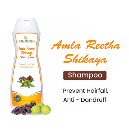 Balu Herbals - Amla Reetha Shikakai Shampoo