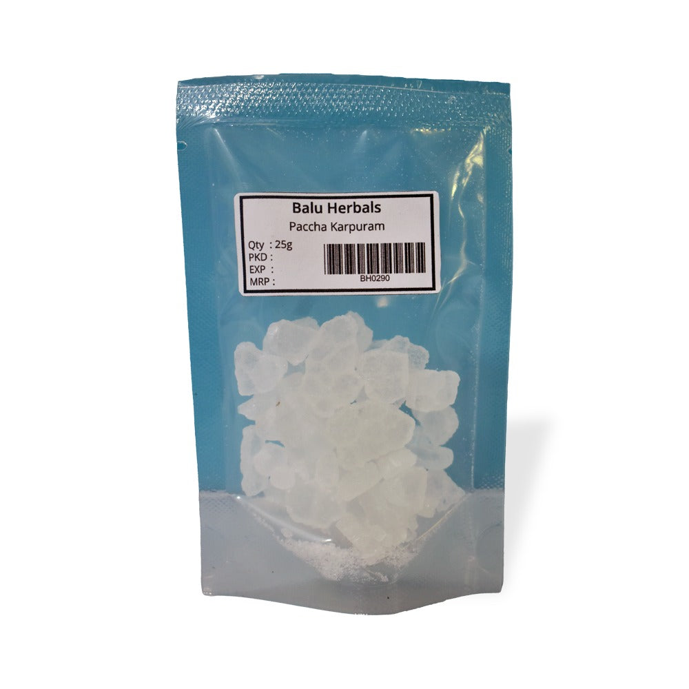 Edible | Borneo Camphor (Pacha Karpuram) 25G