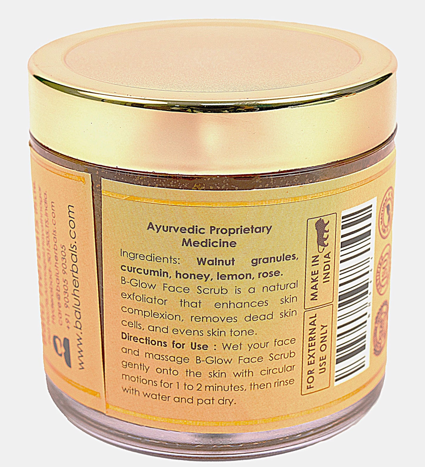Balu Herbals - B Glow Face Scrub