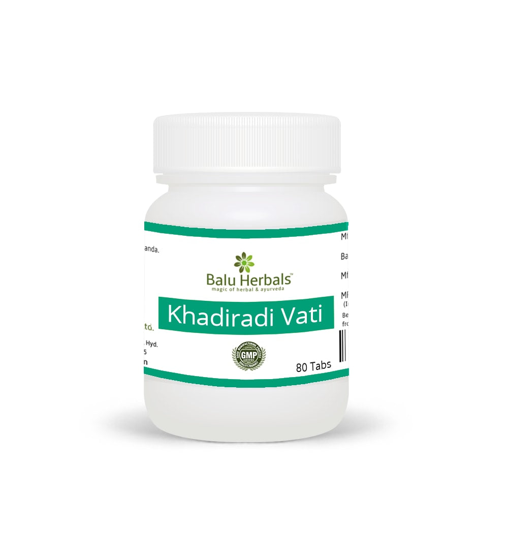 Balu Herbals - Khadiradi Vati 80T