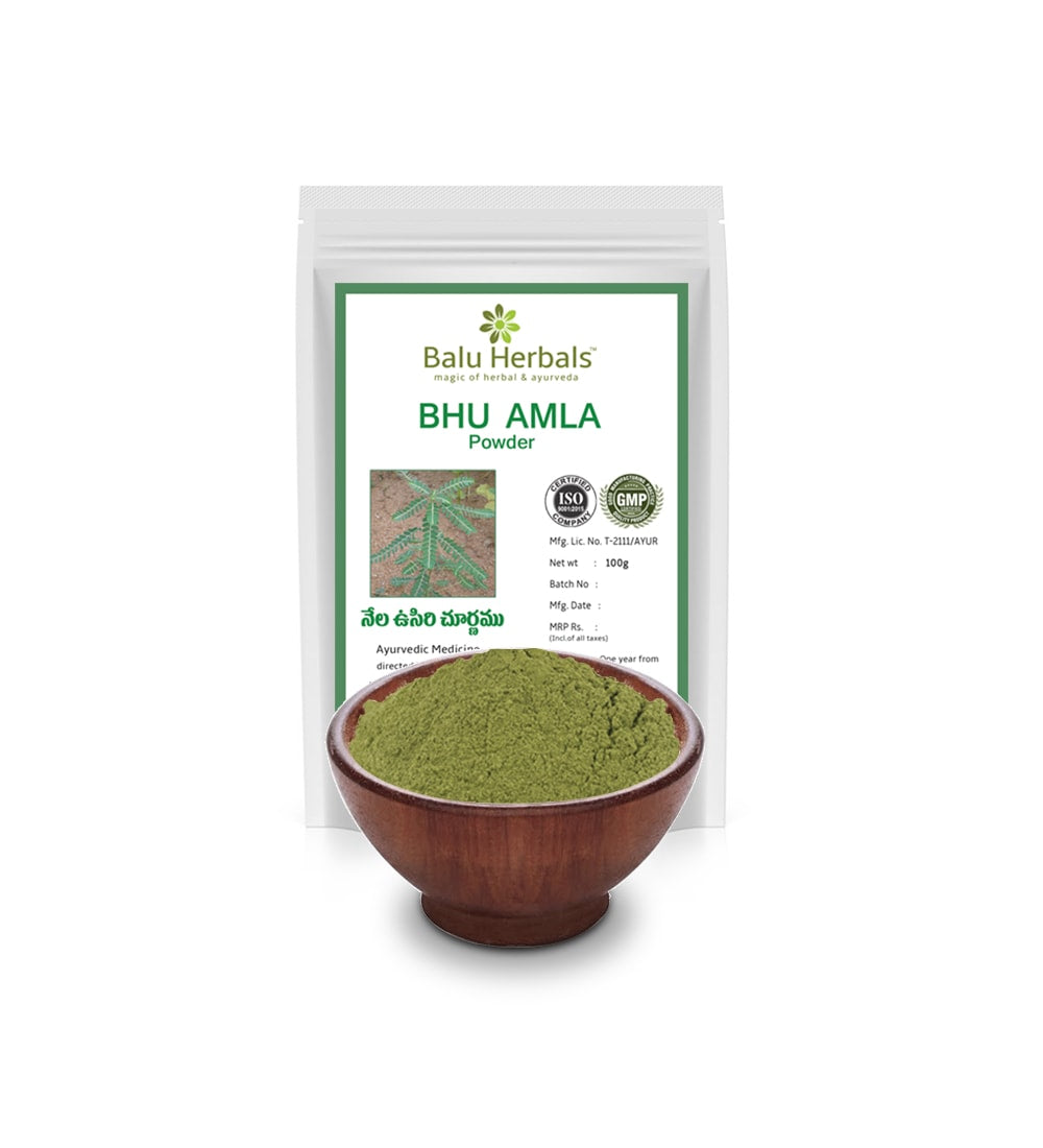 Bula Powder Bhu Amla Powder | Gulf leaf flower | Nela Usiri – BALU HERBALS