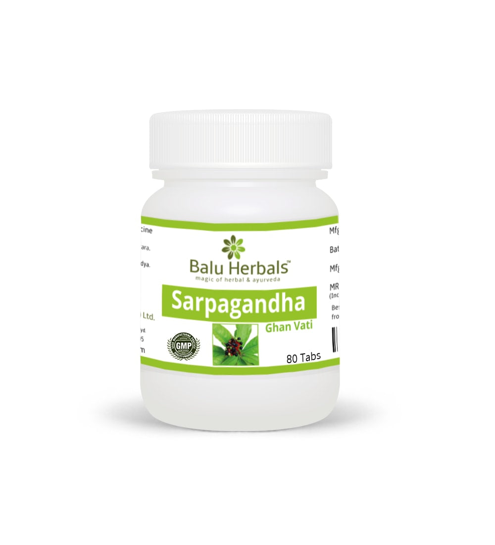 Balu Herbals - Sarpagandha Ghan Vati