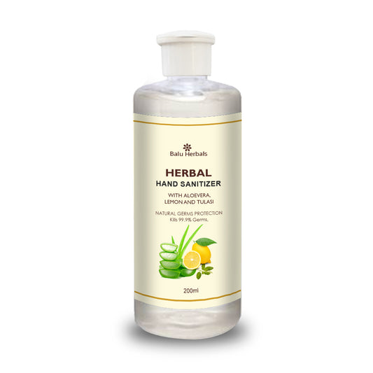 herbals sanitizer | ayurvedic sanitizer with aloevera and lemon