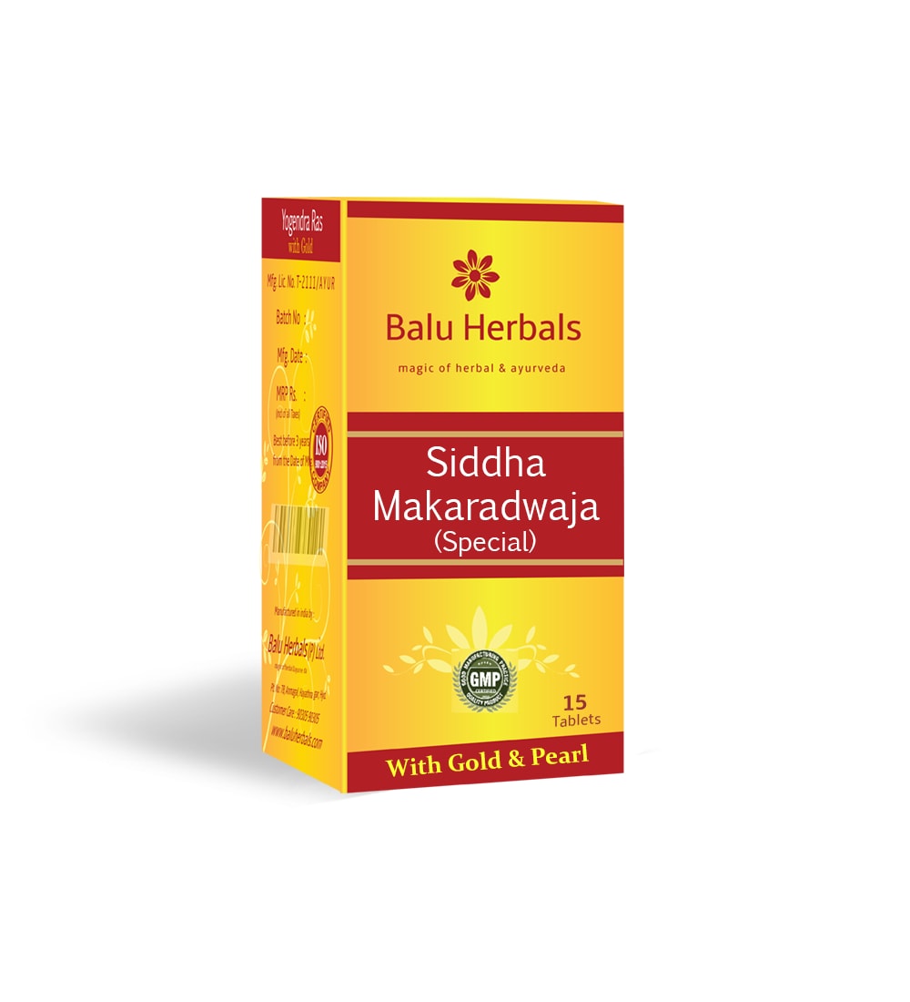 Buy Siddha Makaradwaja Gold Tablets- Balu Herbals