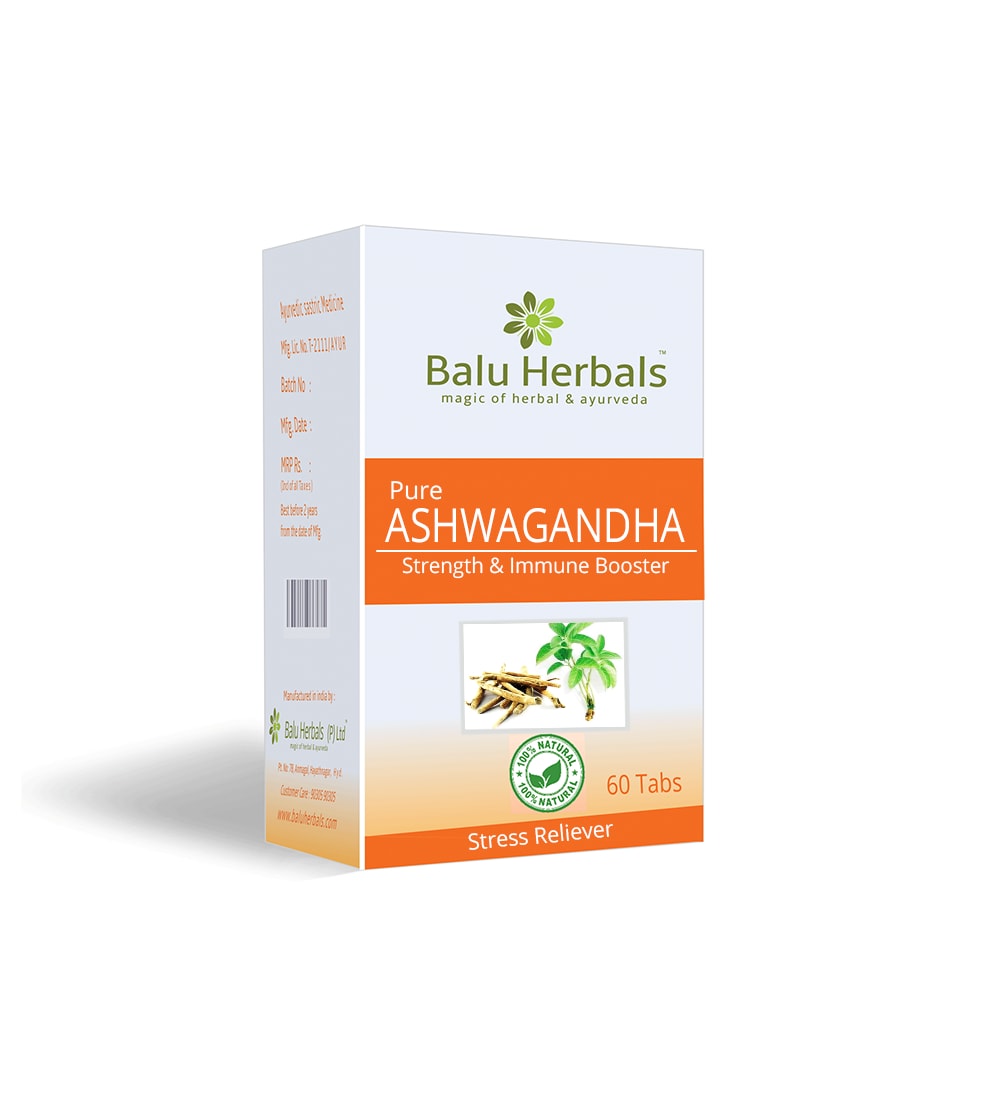 Organic Ashwagandha Supplements | Ashwagandha Tablets | Balu Herbals