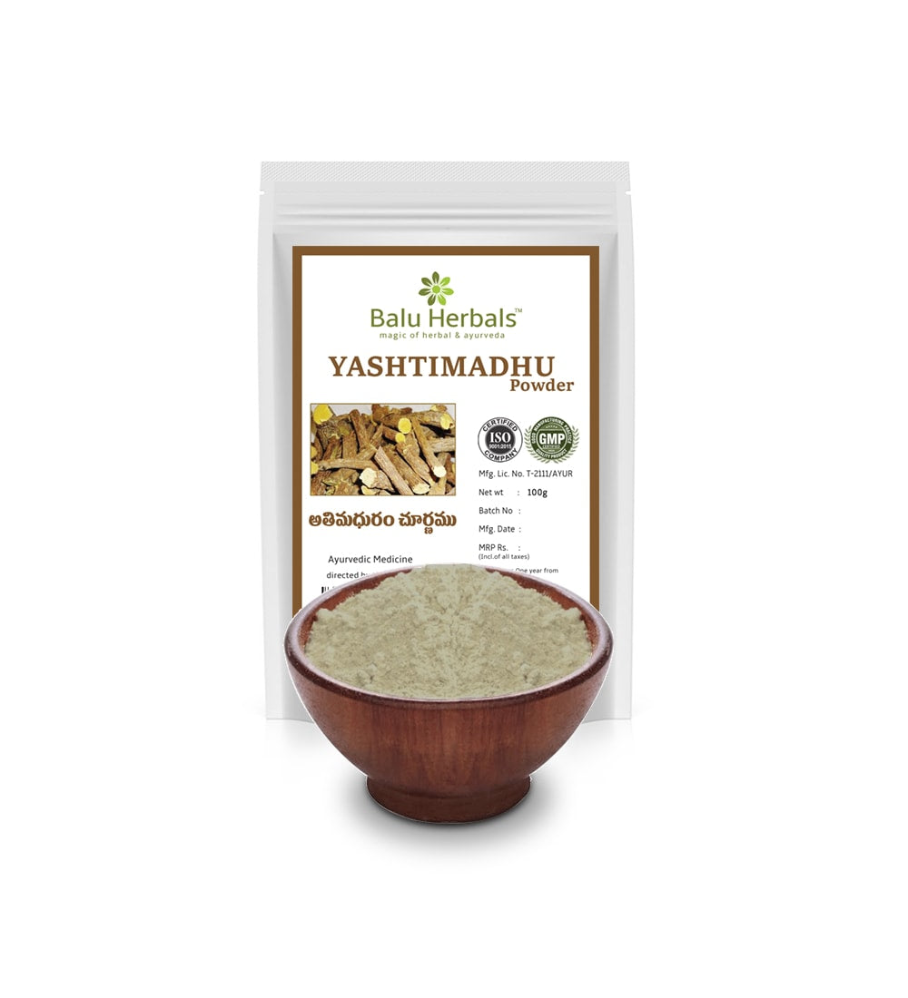 Yestimadhu (Athimaduram) Powder - Balu Herbals