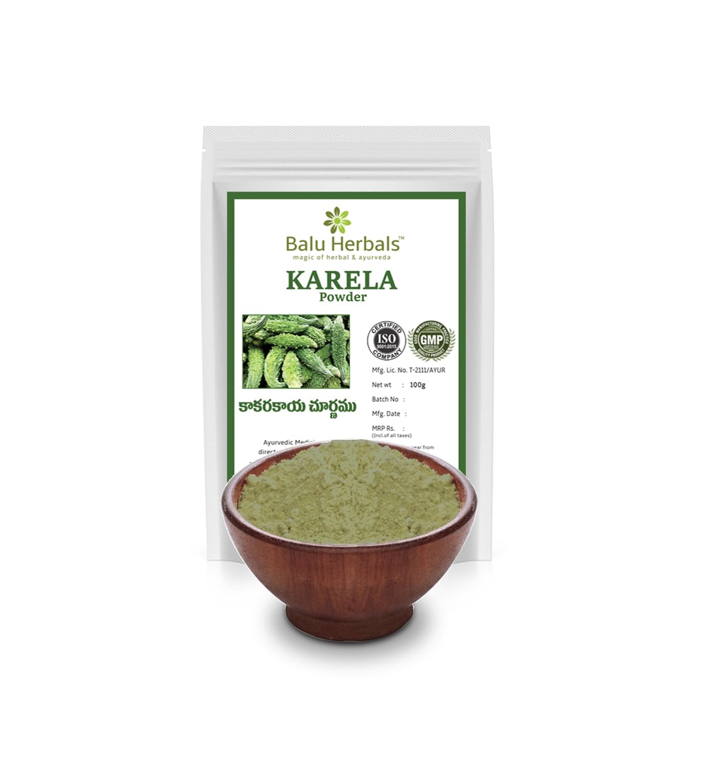 Karela (Kakarakaya) Powder - Balu Herbals
