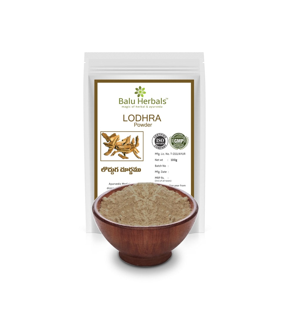 Lodhra (Lodduga) Powder - Balu Herbals