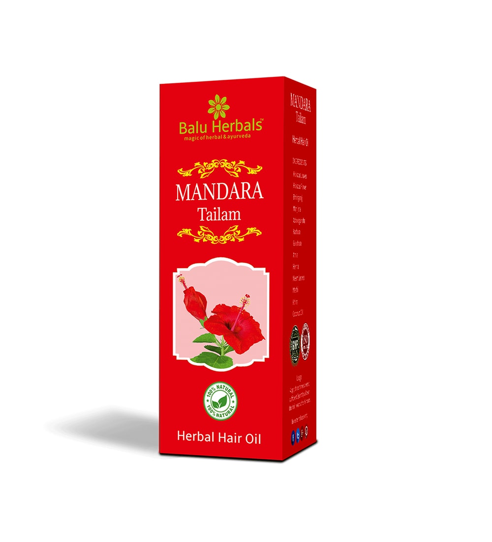 Mandara( hibiscus ) Thailam - Balu Herbals