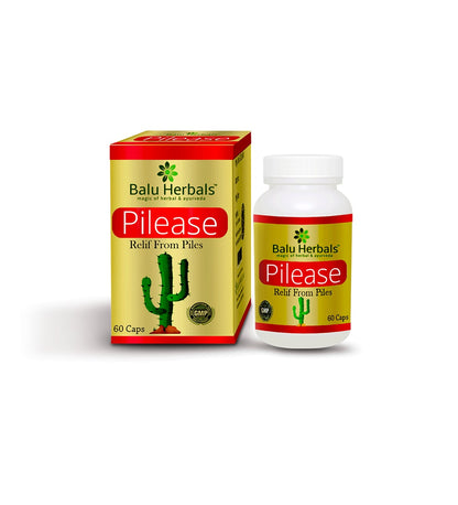 Buy Balu Herbals Pilease Capsules For Piles, Piles Capsules 60caps, Piles Home Treatment