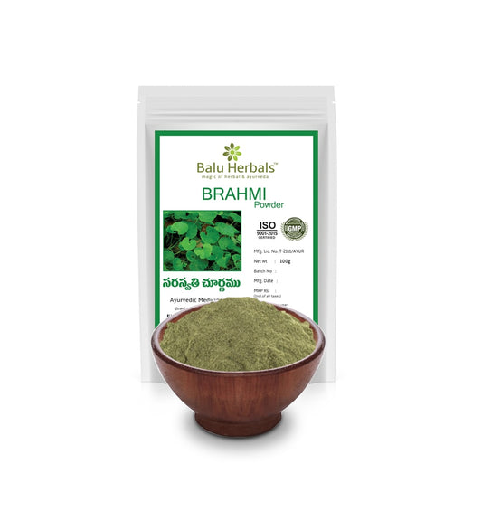 Brahmi (Saraswathi) Powder - Balu Herbals
